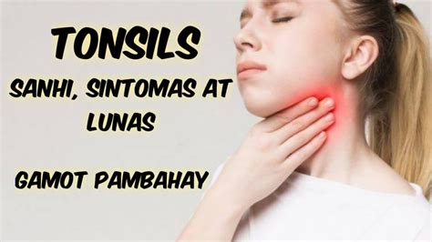 gamot sa namamagang tonsil